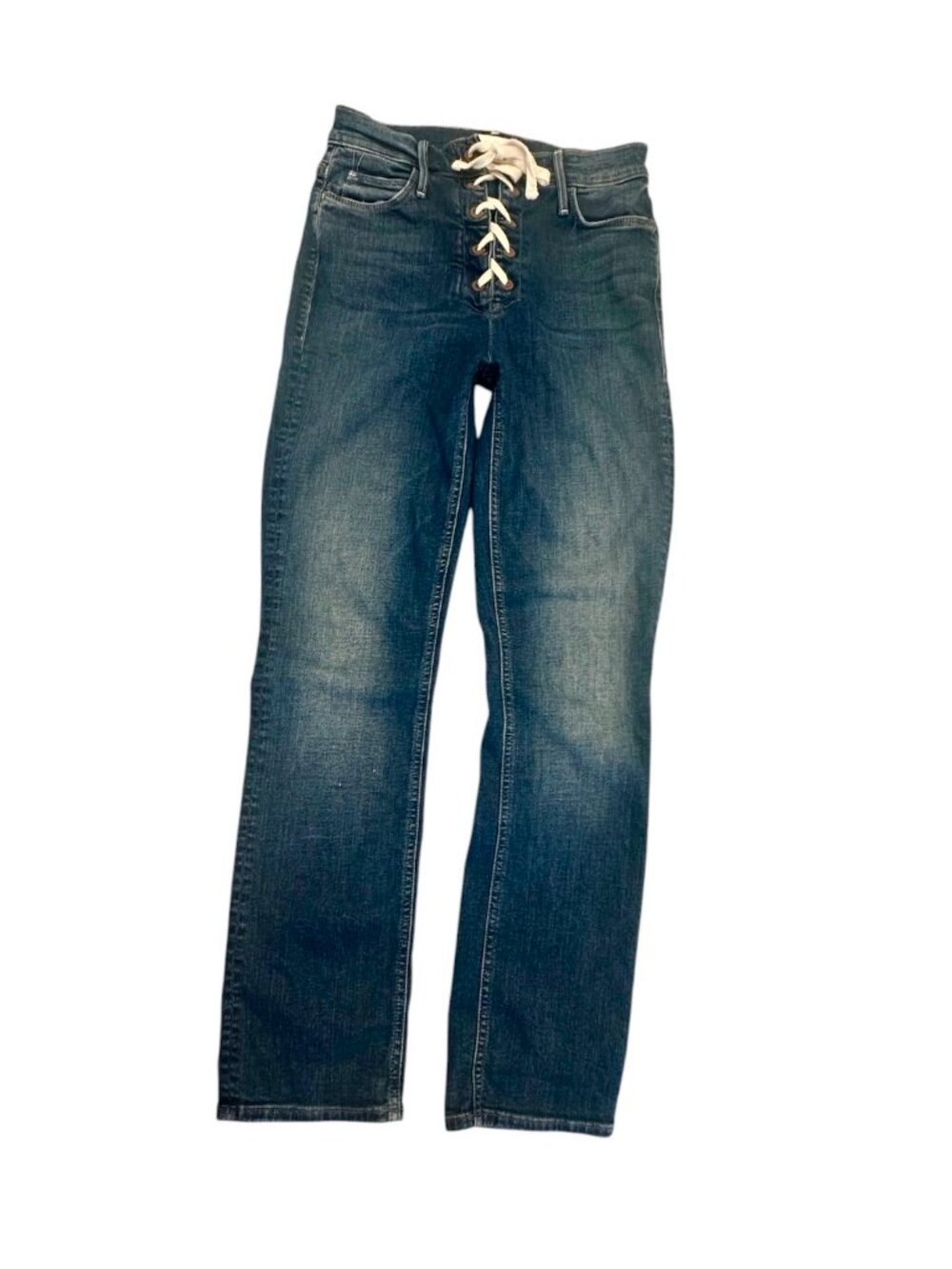 Mother Dazzler Lace Up Ankle Jeans Size 26w